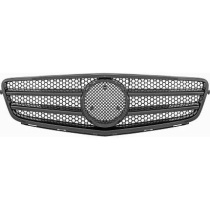 MERCEDES C-Class W204 07-11 Svart Sportgrill AMG Sport-Look DIEDERICHS